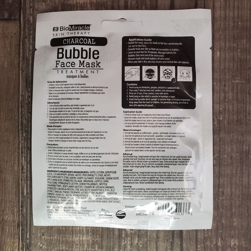 Charcoal Gel Mask Scrub & Face Mask Treatment - Picture 7 of 7